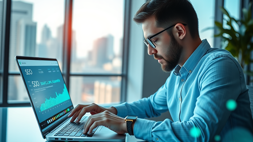 Man working on Sacramento business directories ranked for SEO